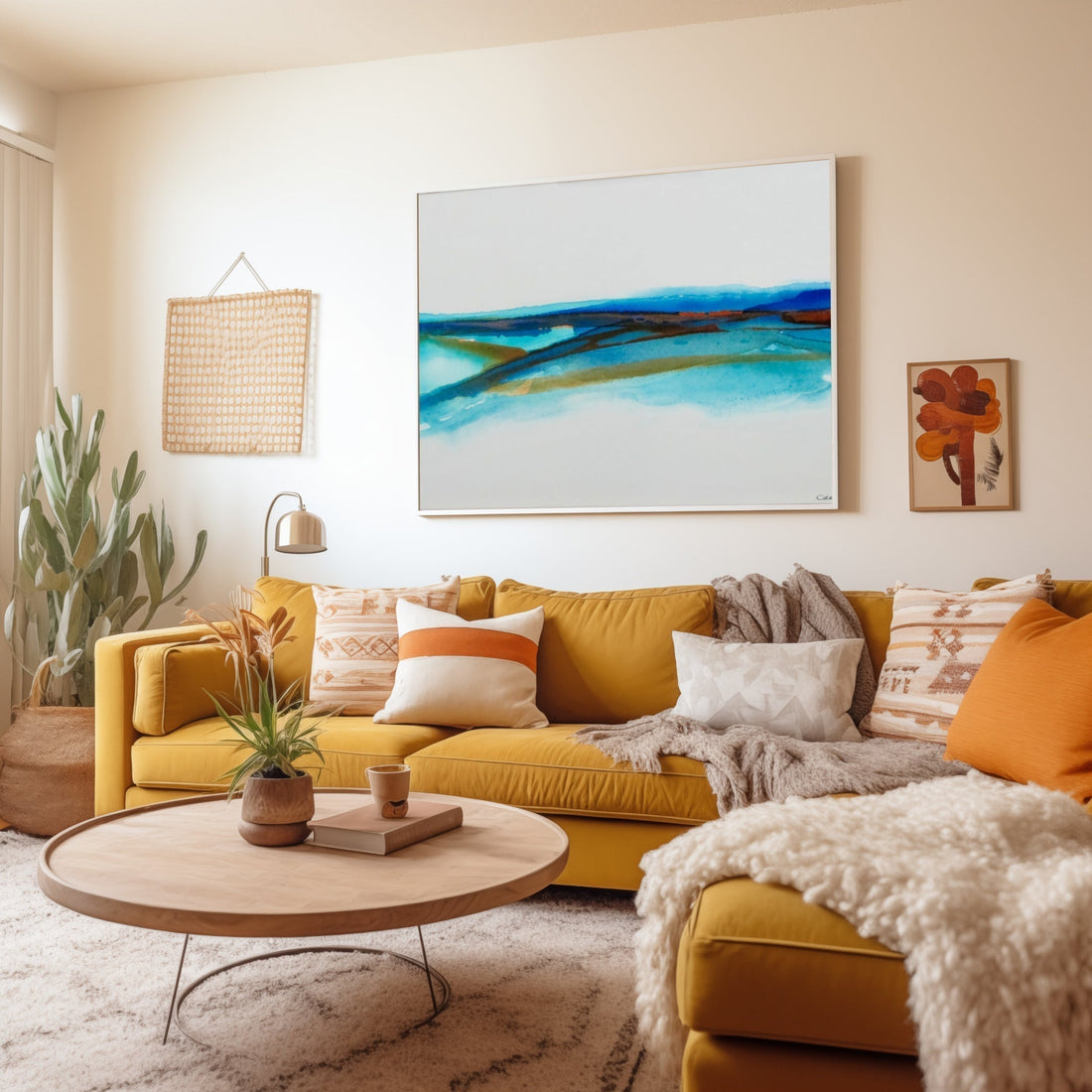Inside Charlotte George Art: Nature-Inspired Abstracts for Modern Living Spaces