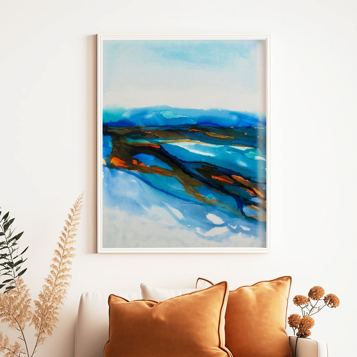 The Waterline series by Charlotte George captures the liminal beauty where land, sea, and sky converge